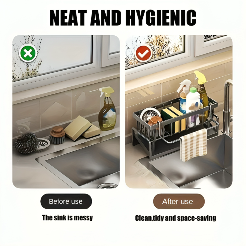 Stainless Steel Sink Organiser - Up to 50% Sale