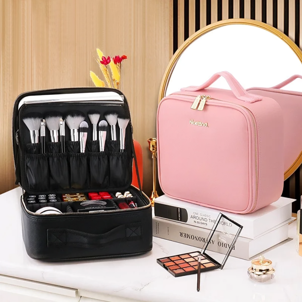 Cosmetic Case With LED Mirror