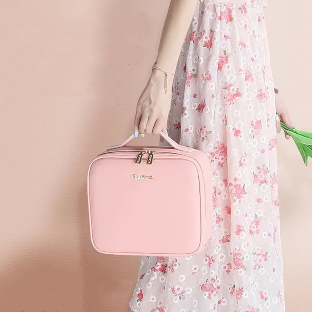 Cosmetic Case With LED Mirror