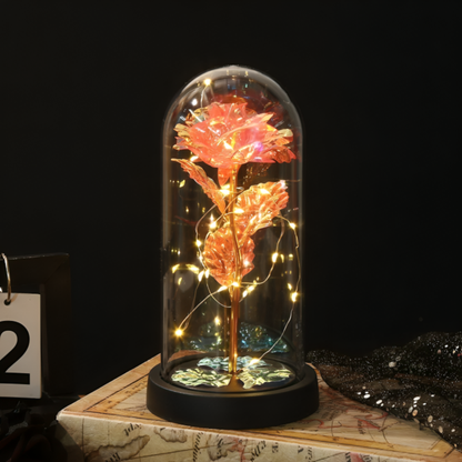 LED Enchanted Sparkly Rose