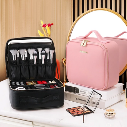 Cosmetic Case With LED Mirror