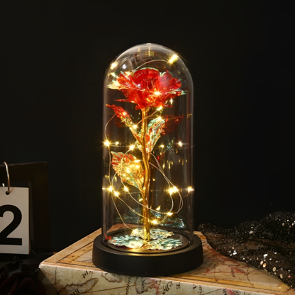 LED Enchanted Sparkly Rose