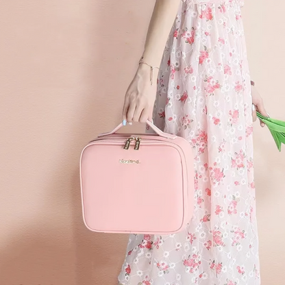 Cosmetic Case With LED Mirror